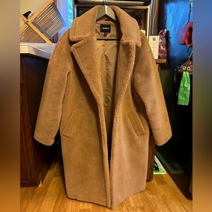 Express Teddy Coat-Never worn